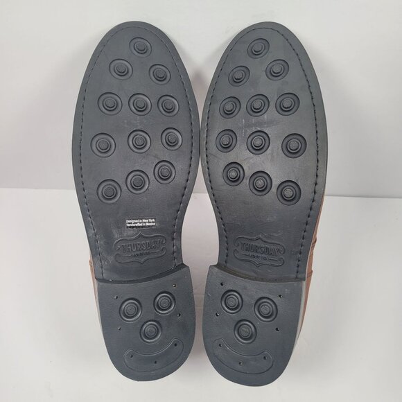 Thursday Boot Co. Men's Brown Leather Lace-Up Boots 22081 6598 US Size 12W - Picture 8 of 9